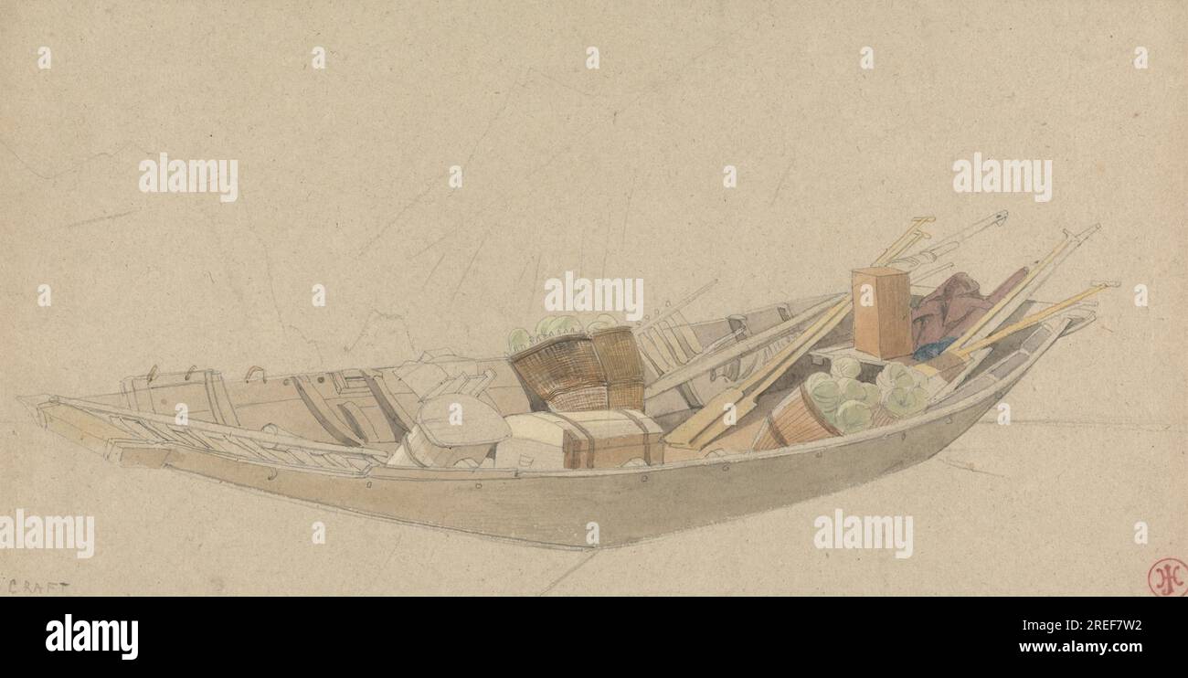 Ein geladenes Boot von Harry John Johnson Stockfoto