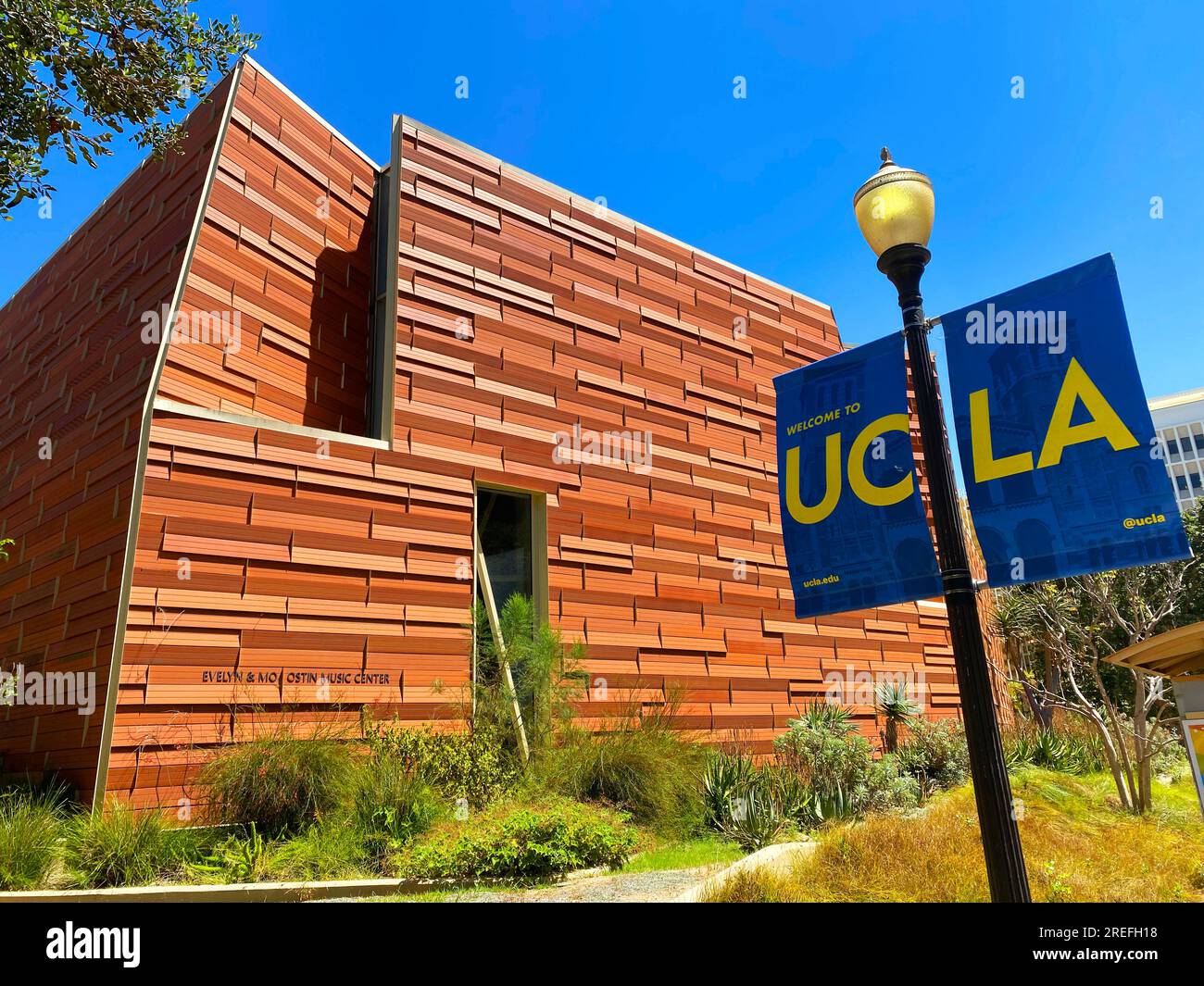 Das Evelyn and Mo Ostin Music Center an der UCLA, der University of California Los Angeles, in Westwood Stockfoto