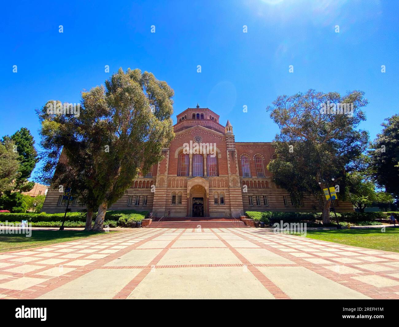 Powell Library an der UCLA, der University of California, Los Angeles, in Westwood Stockfoto