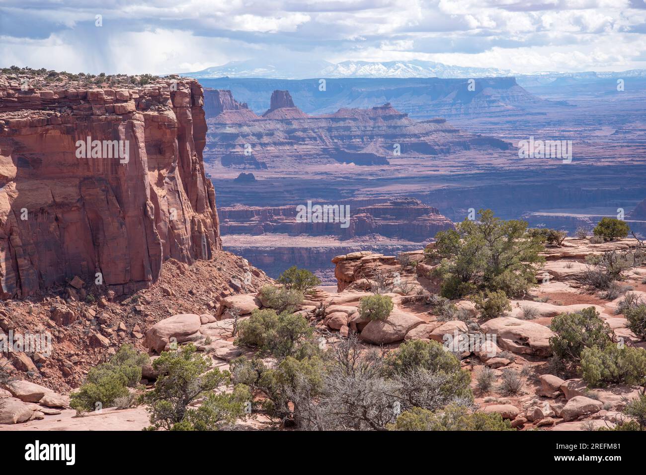 West Rim Trail, Dead Horse Point State Park, Utah Stockfoto