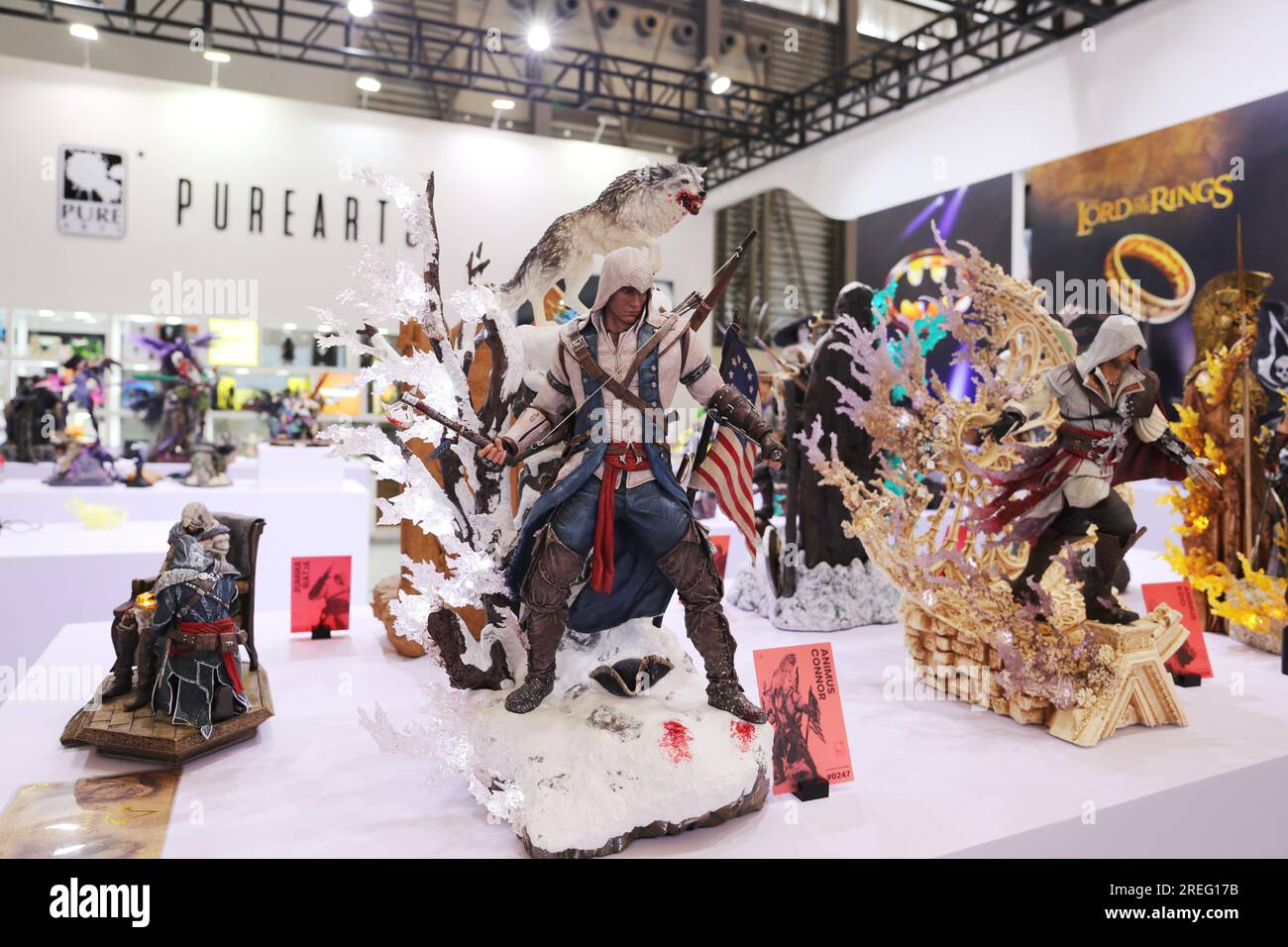 Shanghai, China. 28. Juli 2023. 2023ChinaJoy zeigt die Figur des Spiels Assassin's Creed in Shanghai, China, 27. Juli 2023. (Foto: Costfoto/NurPhoto) Guthaben: NurPhoto SRL/Alamy Live News Stockfoto