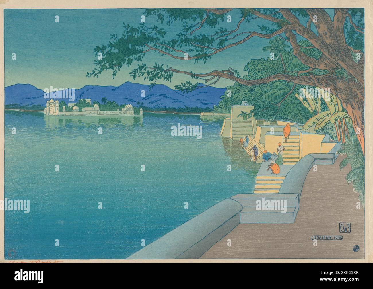 Udaipur, 1916 1916 von Charles William Bartlett Stockfoto