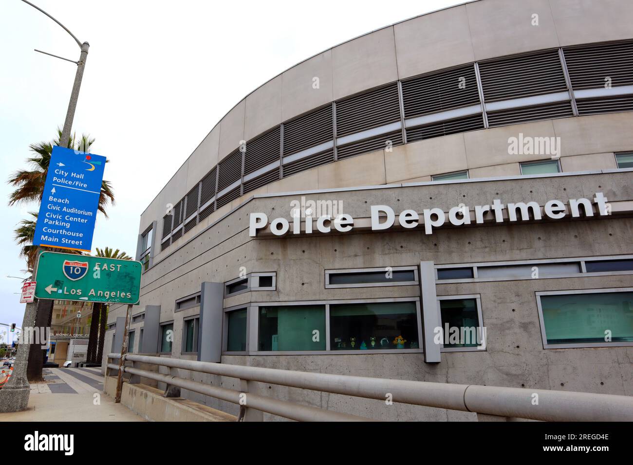 Santa Monica, Kalifornien: Santa Monica Police Department Stockfoto