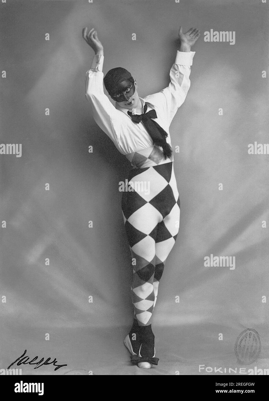 Atelier Jaeger - Michel Fokine - Dancer - 1914 Stockfoto