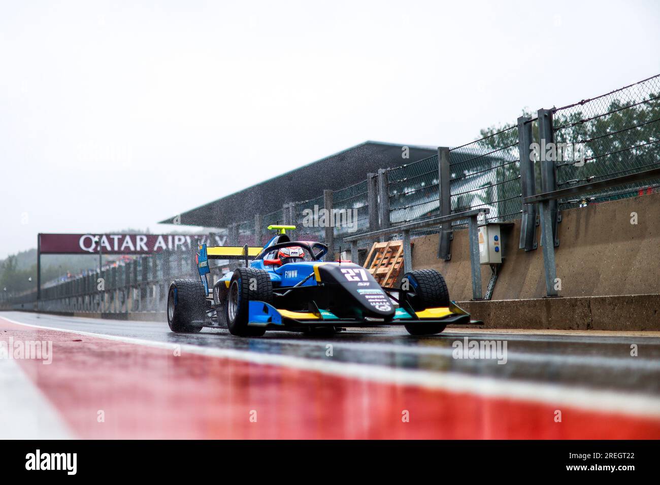 Stavelot, Belgien. 28. Juli 2023. 27 BARNARD Taylor (gbr), Jenzer Motorsport, Dallara F3, Action während der 8. Runde der FIA-Formel-3-Meisterschaft 2023 vom 28. Bis 30. Juli 2023 auf dem Circuit de Spa-Francorchamps in Stavelot, Belgien - Foto Paul Vaicle/DPPI Credit: DPPI Media/Alamy Live News Stockfoto