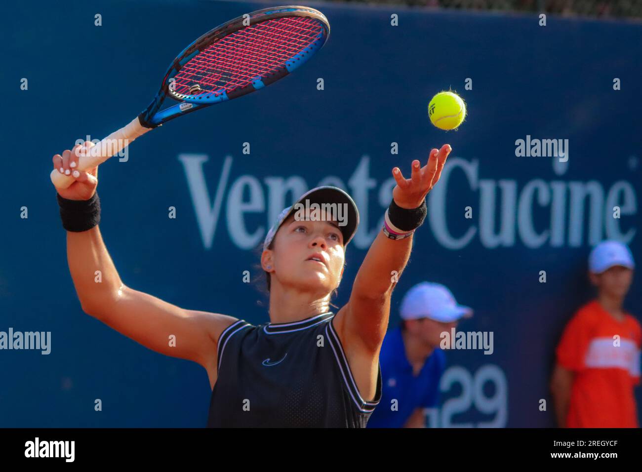 Quinn Gleason während der Palermo Ladies Open 2023. Stockfoto
