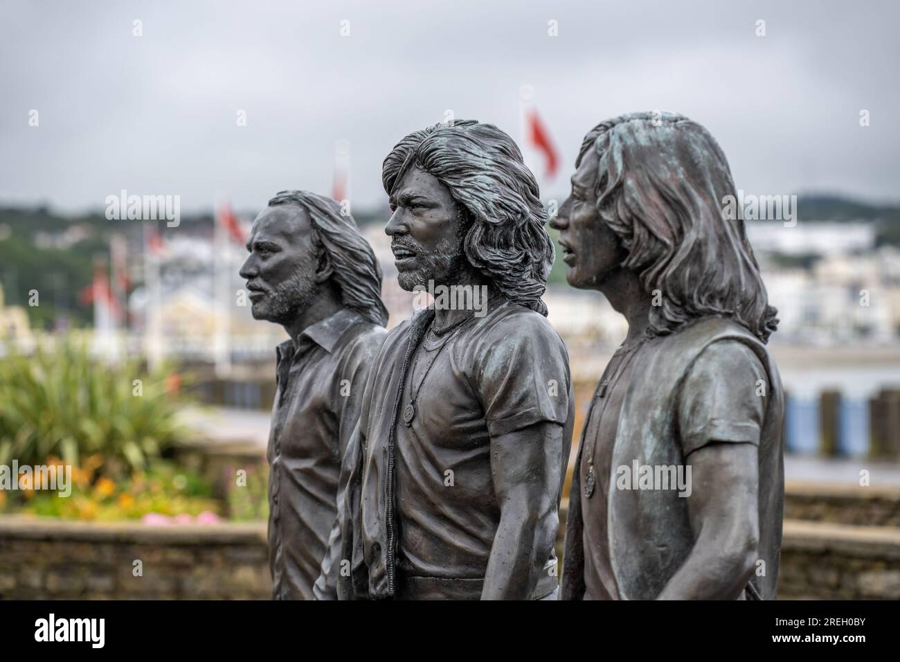 Statue auf der DouglasPromenade, errichtet zur Feier der auf der Isle
