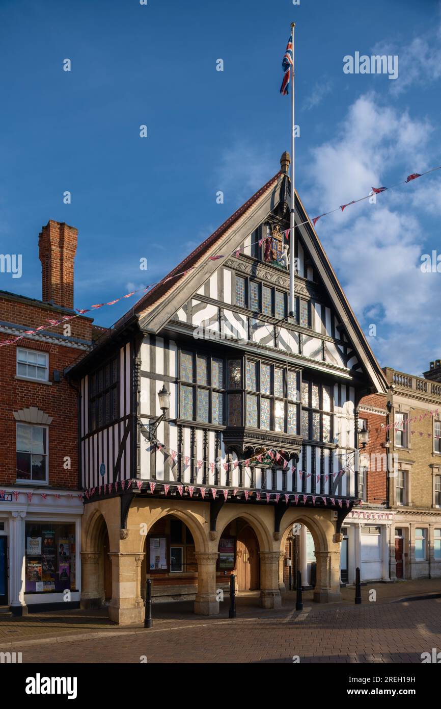 Town Hall, Saffron Walden, Essex, Großbritannien Stockfoto