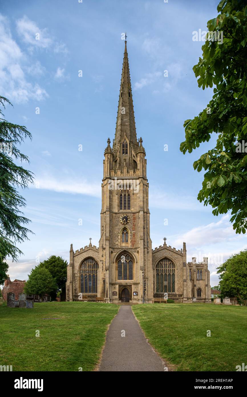 St Mary’s Church, Saffron Walden, Essex, Vereinigtes Königreich Stockfoto