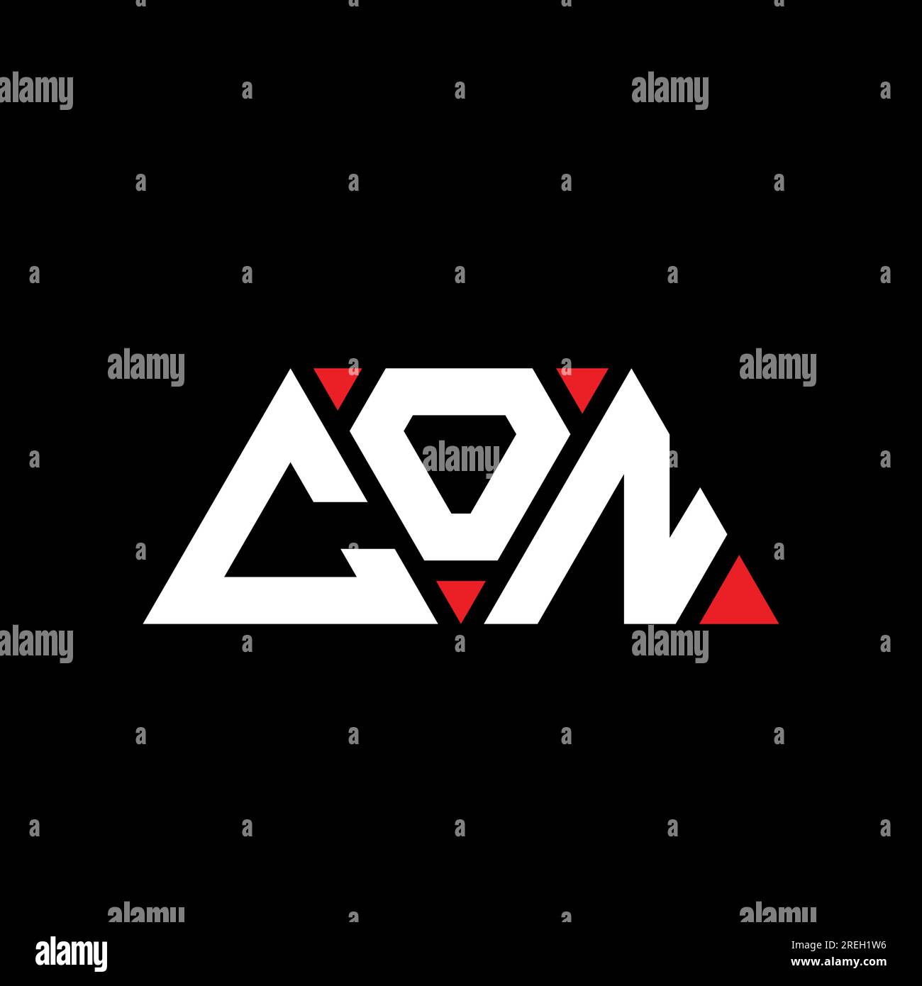 CBD-Logo mit Dreiecksbuchstaben und Dreiecksform. CBD-Monogramm mit Dreieckslogo. CBD-dreieckige Vektor-Logo-Vorlage mit roter Farbe. CBD Triangul Stock Vektor