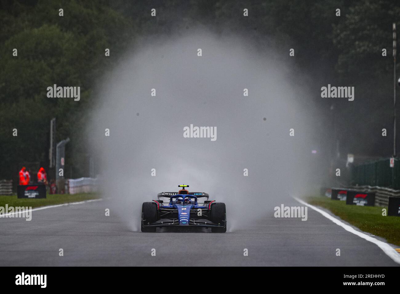 #02 Logan SarSergeant, (USA) Williams Mercedes während der belgischen GP, Spa-Francorchamps 27-30. Juli 2023 Formel 1 Weltmeisterschaft 2023. Stockfoto