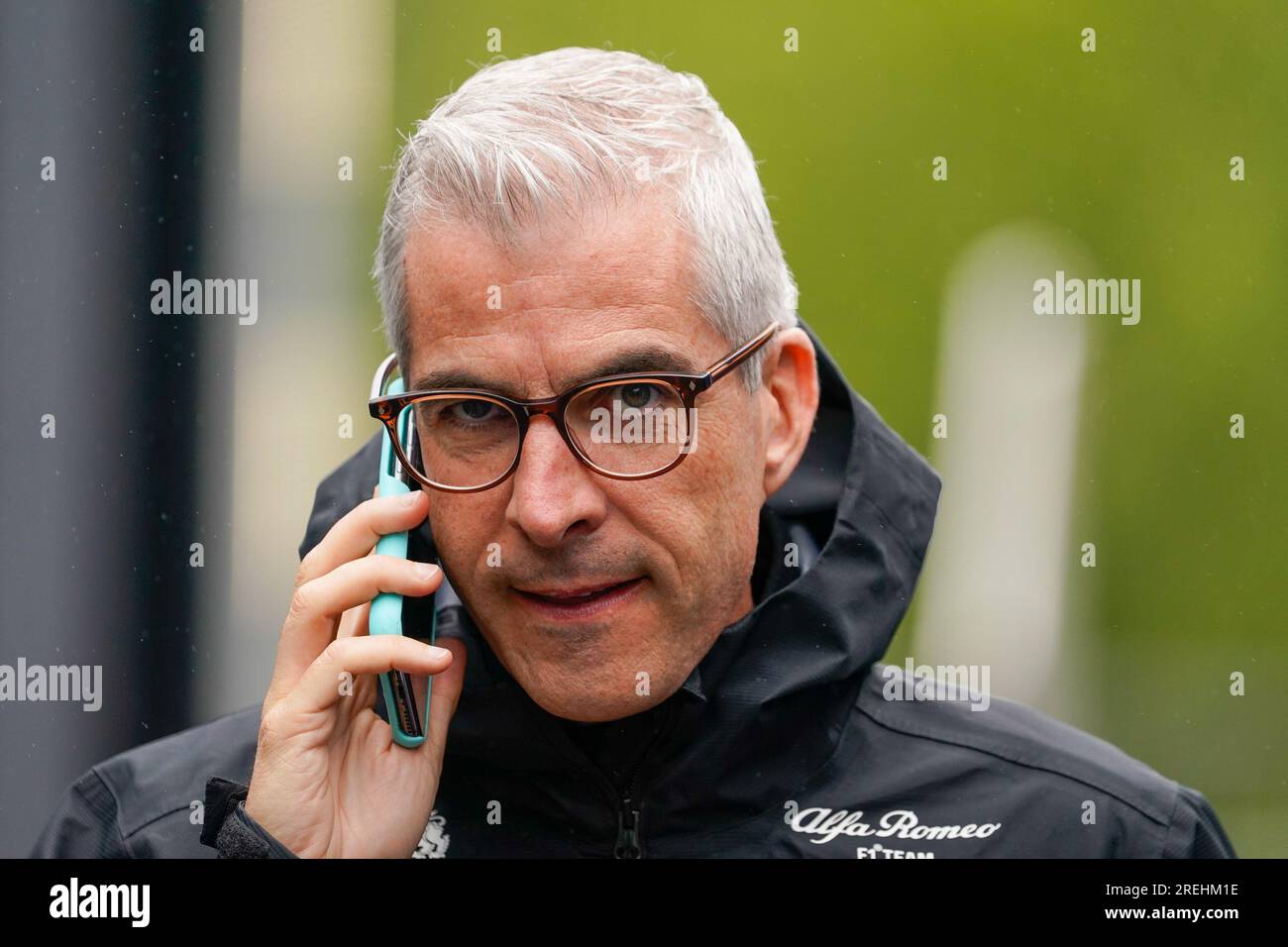 Alessandro Alunni Bravi (ITA) Alfa Romeo F1 Team ORLEN Team Principal während Freizeitaktivitäten am Freitag, 28. Juli, FORMEL 1 MSC-KREUZFAHRTEN BELGISCHER GRAND PR Stockfoto