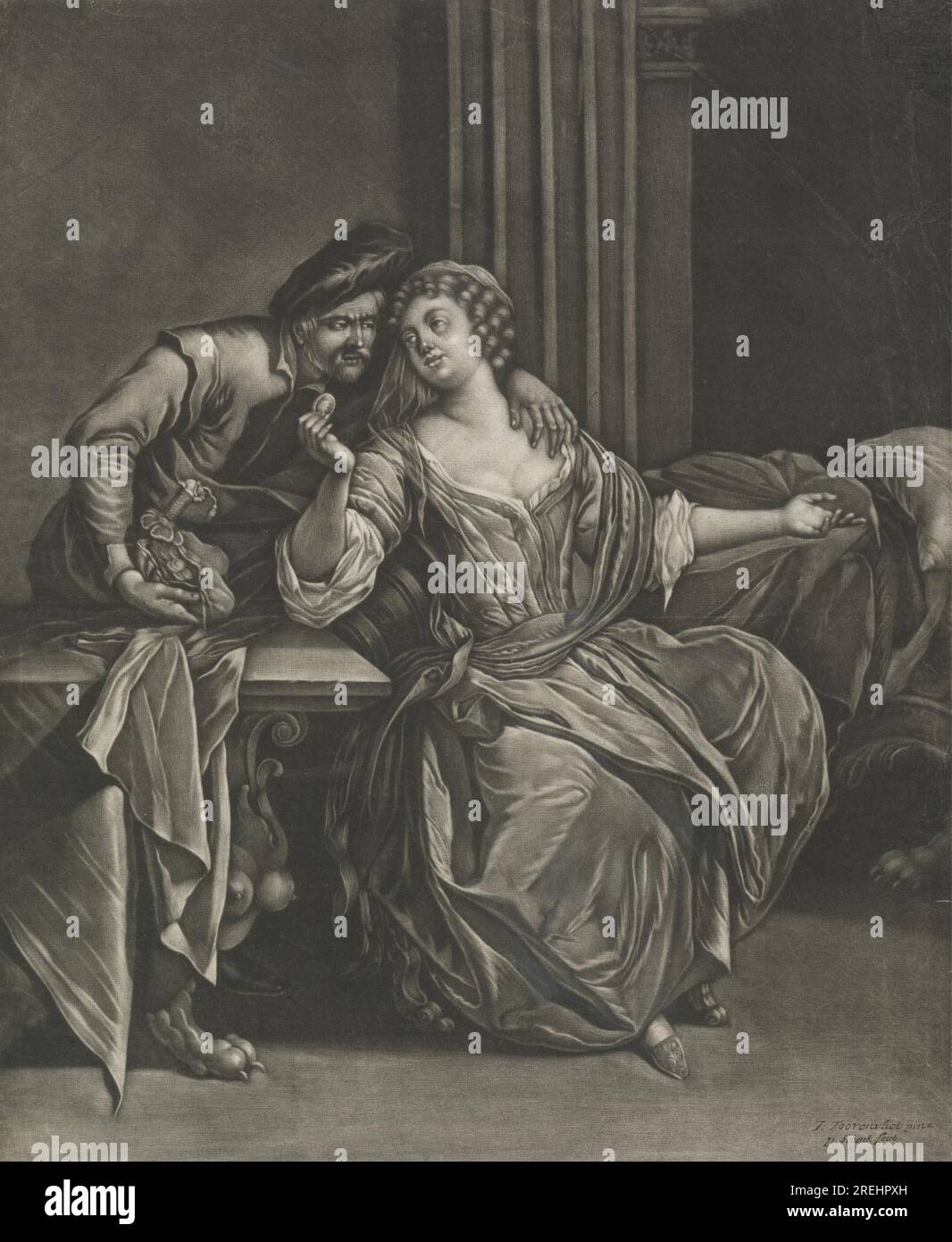 Der Bruder von Peter Schenk dem Ältesten Stockfoto