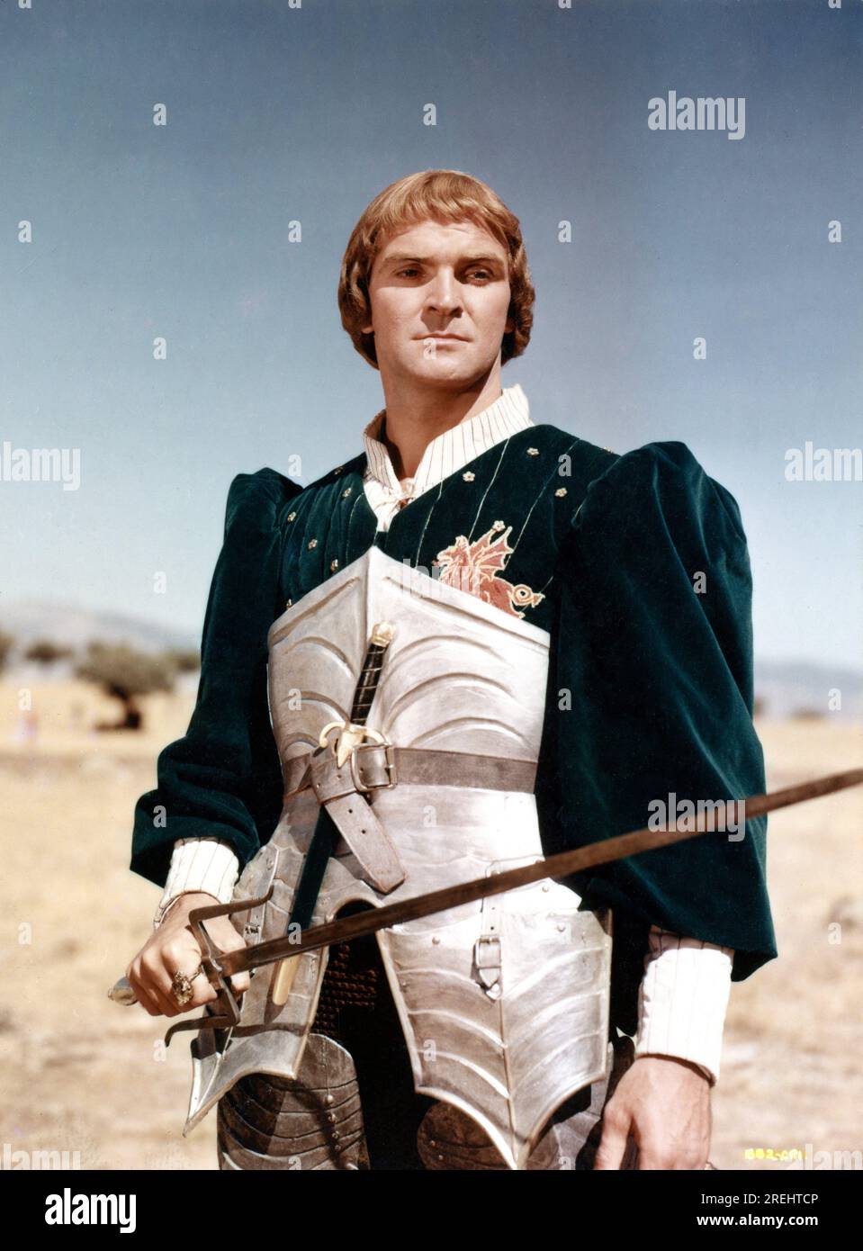 STANLEY BAKER als Henry, Earl of Richmond in RICHARD III 1955 Regisseur LAURENCE OLIVIER spielen William Shakespeare Musik William Walton Kostümdesign Margaret Furse und Roger Furse Produzenten Laurence Olivier und Alexander Korda L.O.P. / London Film Productions Stockfoto