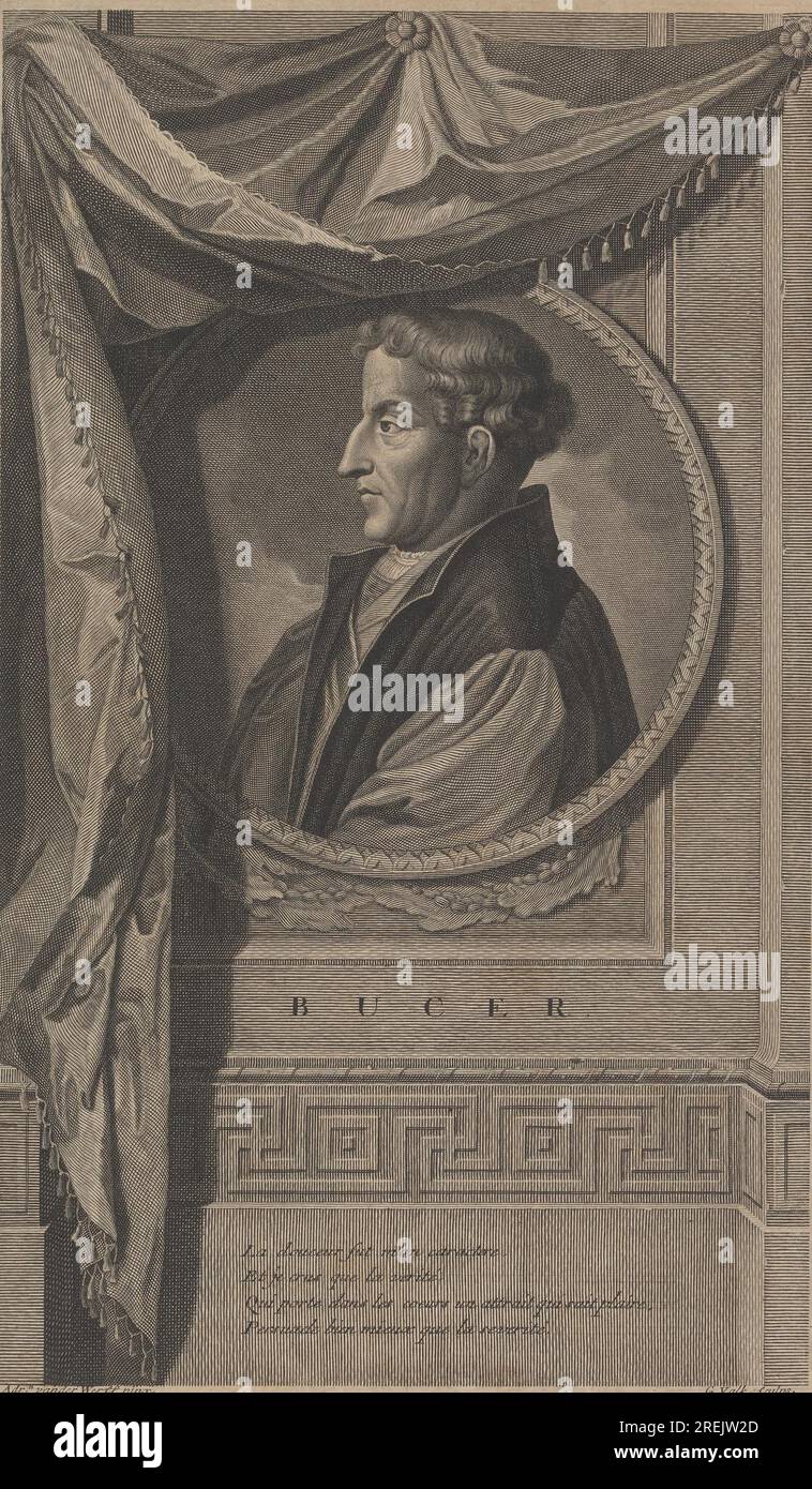 Martin Bucer von Gerard Valck Stockfoto