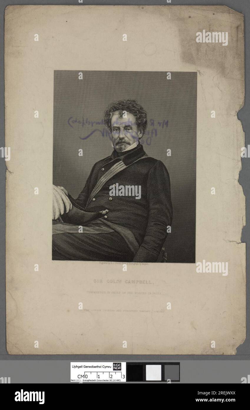 Sir Colin Campbell, ca. 1840, von Daniel John Pound Stockfoto