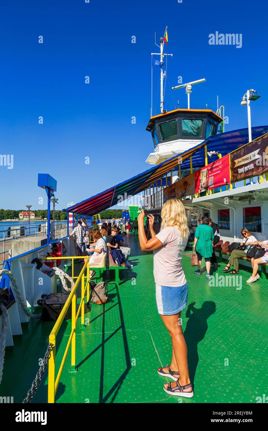 Passagierfähre, Klaipeda, Litauen, Europa Stockfoto