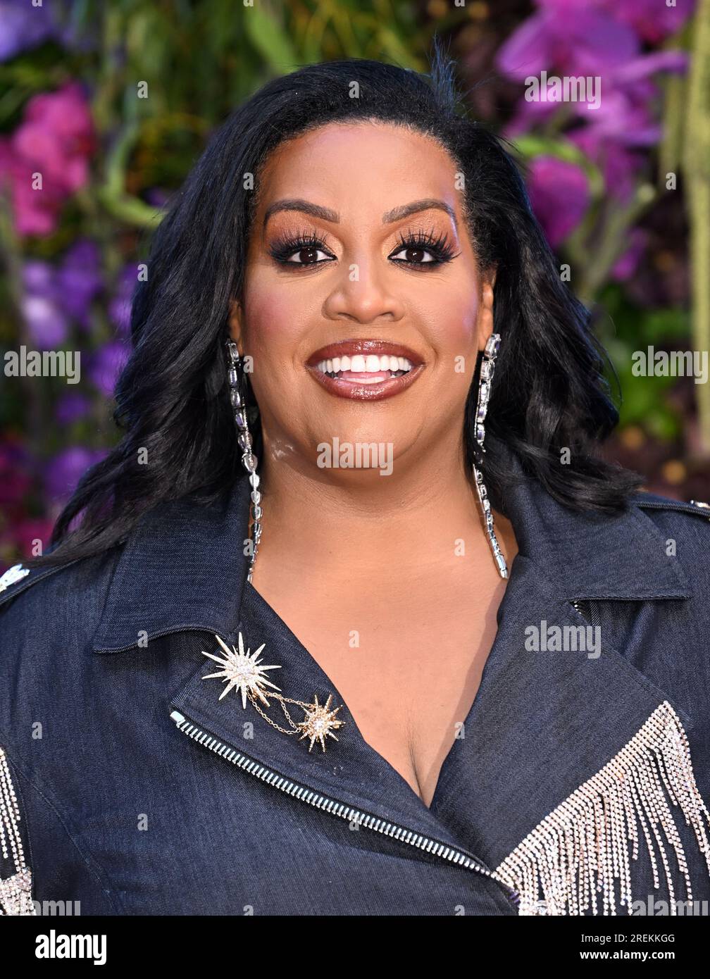 London, Großbritannien. 28. Juli 2023. Alison Hammond trifft im Mike Gala ein, Stormzys 30. Geburtstag mit Biltmore Mayfair, LXR Hotels & Resorts und Don Julio 1942, London. Kredit: Doug Peters/EMPICS/Alamy Live News Stockfoto