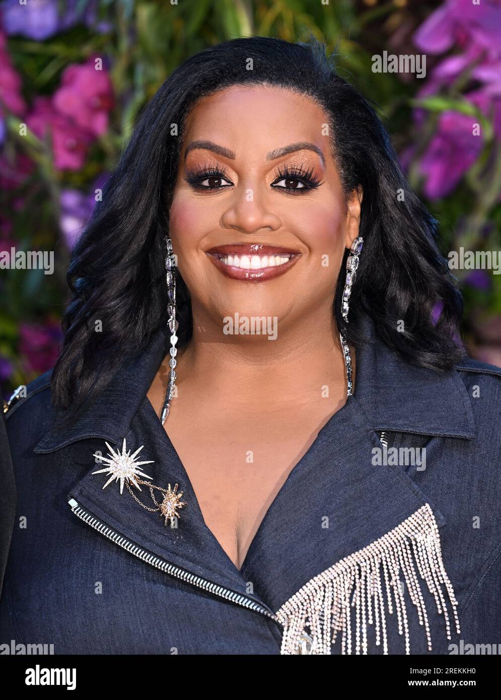 London, Großbritannien. 28. Juli 2023. Alison Hammond trifft im Mike Gala ein, Stormzys 30. Geburtstag mit Biltmore Mayfair, LXR Hotels & Resorts und Don Julio 1942, London. Kredit: Doug Peters/EMPICS/Alamy Live News Stockfoto