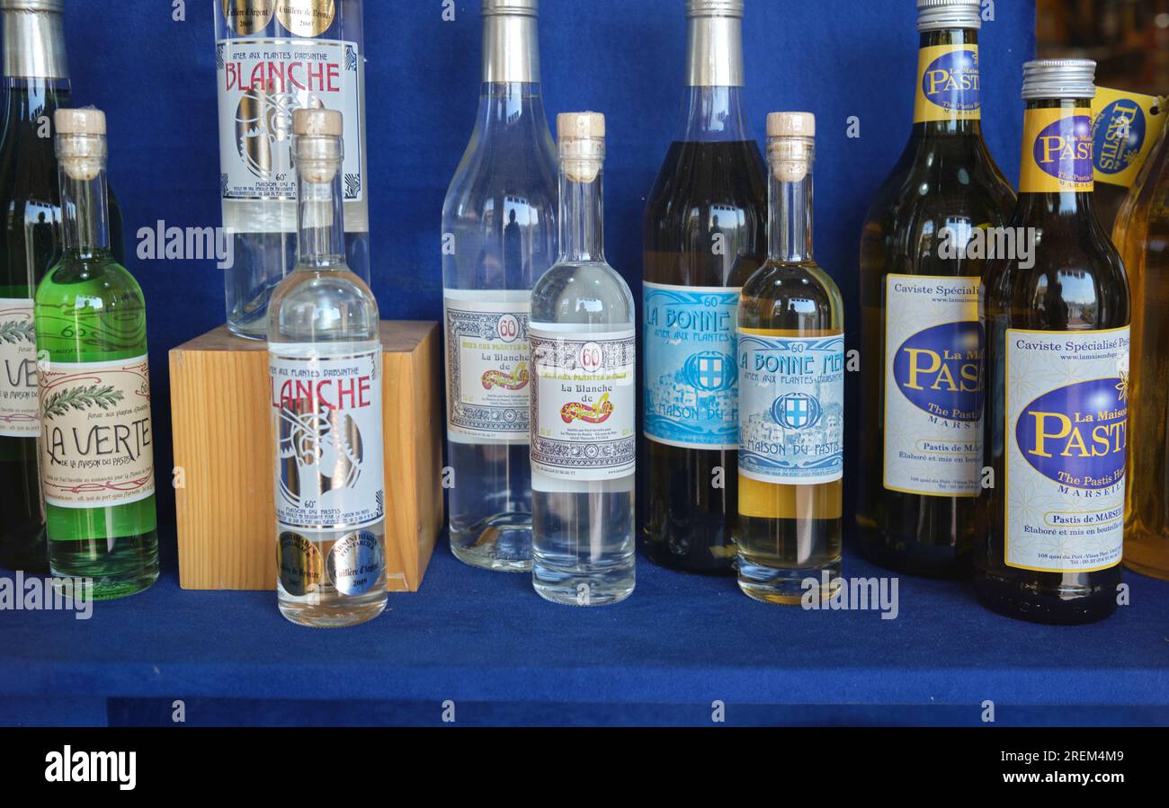 La Maison du Pastis Marseille Frankreich Stockfoto
