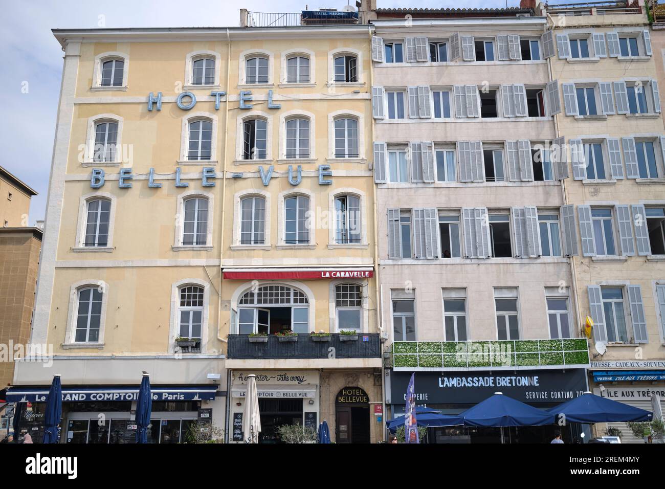 Hotel Bellevue Marseille Frankreich Stockfoto
