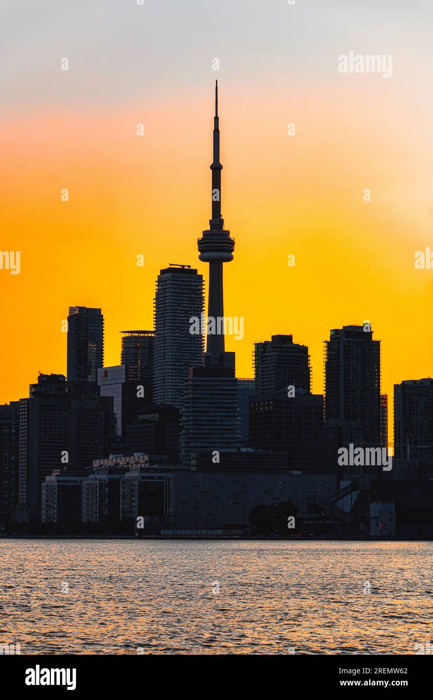 Toronto, Skyline Von Ontario Stockfoto