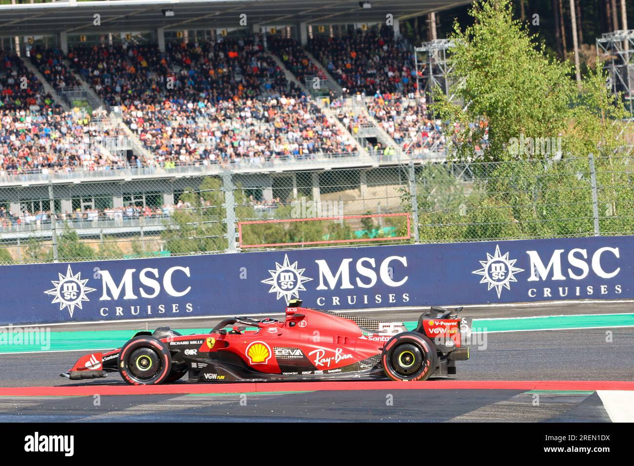 Stavelot, Belgien. 28. Juli 2023. Jul28. Bis 30. 2023. Juli Spa Francorshamps, Belgien während 2023 Formel 1 MSC Cruises Belgischer Grand Prix, Formel-1-Weltmeisterschaft - Qualifikation, Formel-1-Meisterschaft in Stavelot, Belgien, Juli 28 2023 Guthaben: Independent Photo Agency/Alamy Live News Stockfoto