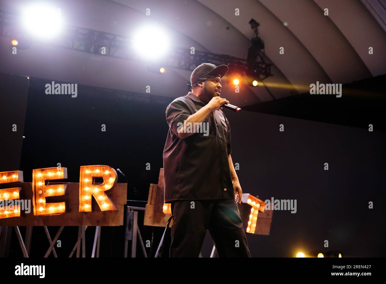 Toronto, Kanada. 28. Juli 2023. Rapper Ice Cube (O'Shea Jackson) tritt beim Toronto Festival of Beer Credit auf: Bobby Singh/Alamy Live News Stockfoto