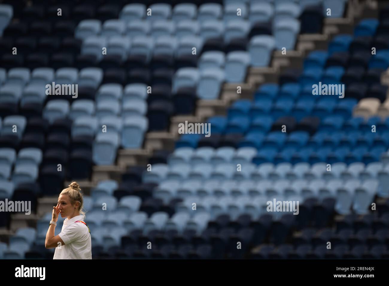 Sydney, Australien. 29. Juli 2023. Fußball, Frauen: Weltmeisterschaft, deutsches Spielfeld, Sydney Stadion: Svenja Huth. Kredit: Sebastian Christoph Gollnow/dpa/Alamy Live News Stockfoto