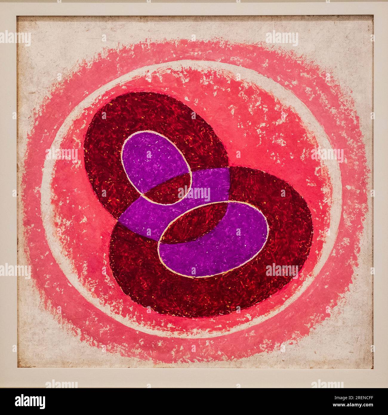 Josef Albers, Proto Form A, 1937, Öl auf Spanplatte, Bauhaus Stockfoto
