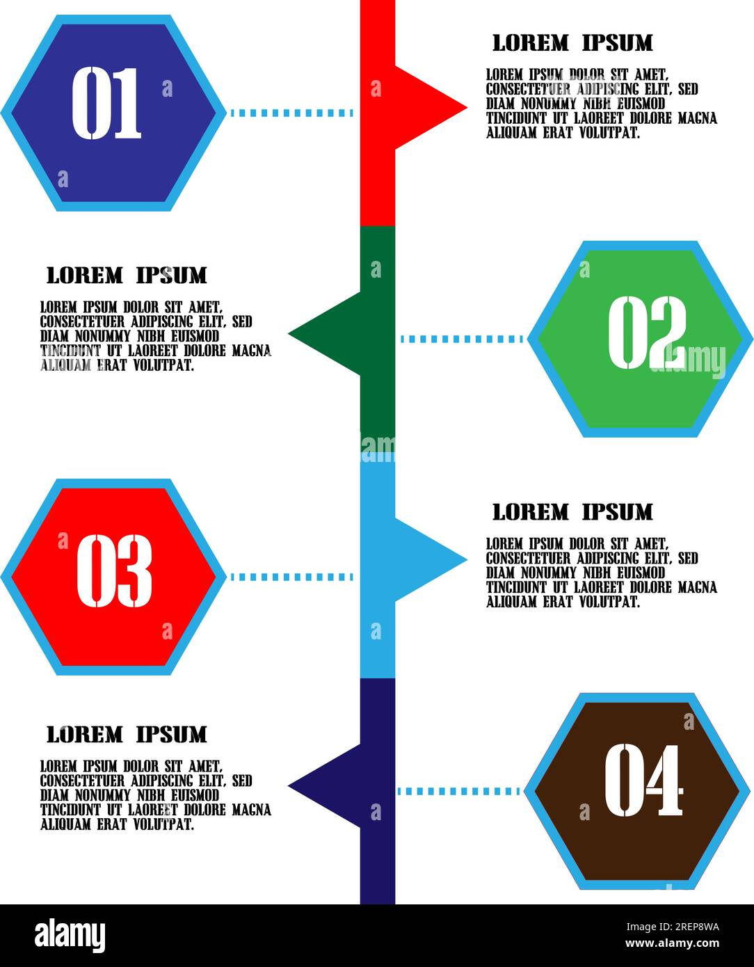 Vektoren und Marketingsymbole für Infografiken können für Workflow-Layouts, Diagramme, Jahresberichte und Webdesign verwendet werden. Geschäftskonzept Stock Vektor