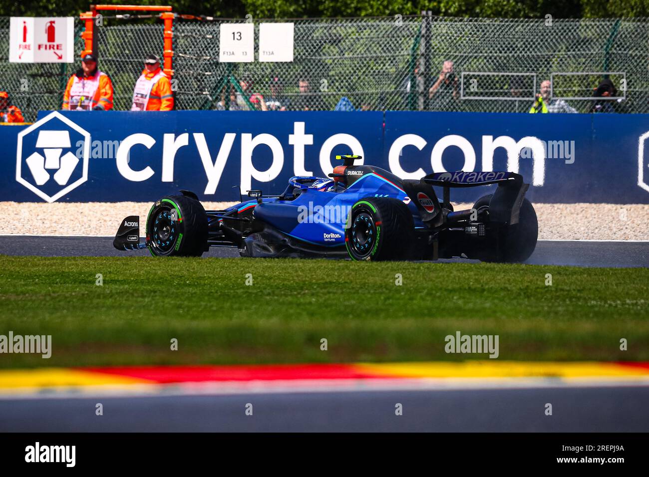 #02 Logan SarSergeant, (USA) Williams Mercedes während der belgischen GP, Spa-Francorchamps 27-30. Juli 2023 Formel 1 Weltmeisterschaft 2023. Stockfoto