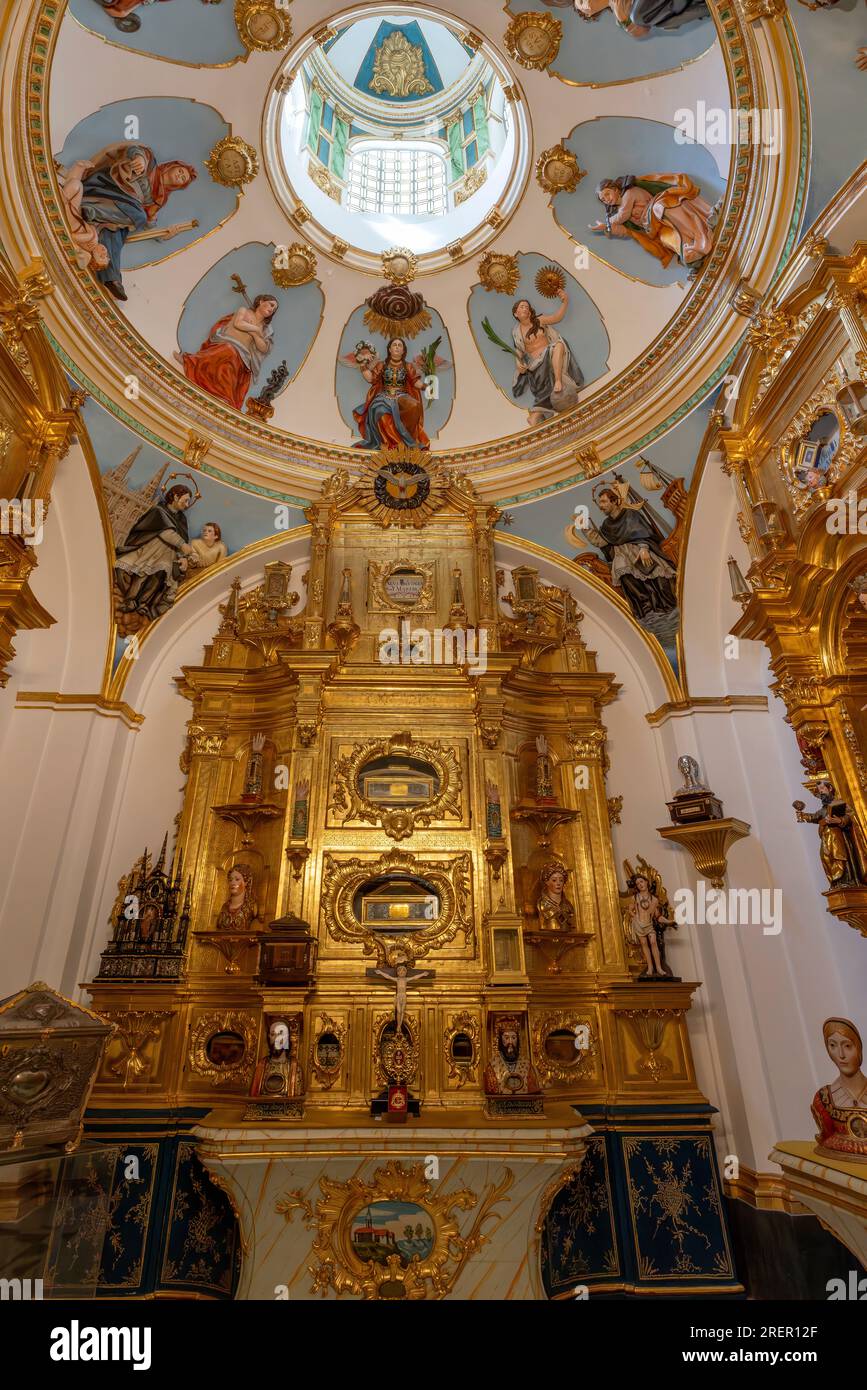 Die Reliktkapelle der Kathedrale der Heiligen Maria von Burgos. Es ist der Jungfrau Maria gewidmet. Provinz Burgos, Autonome Gemeinschaft Ca Stockfoto