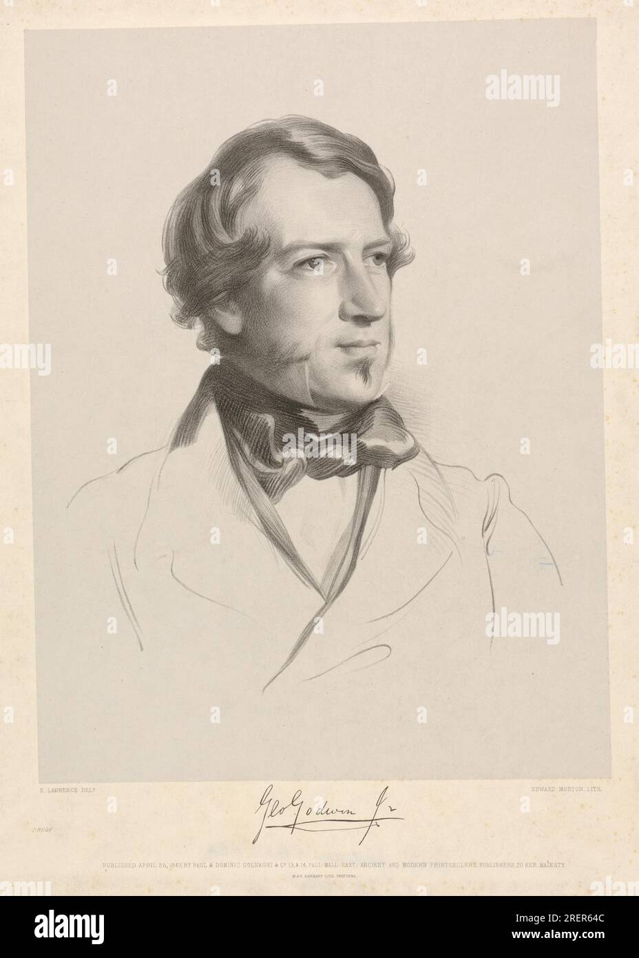 George Godwin 1847 von Edward Morton Stockfoto