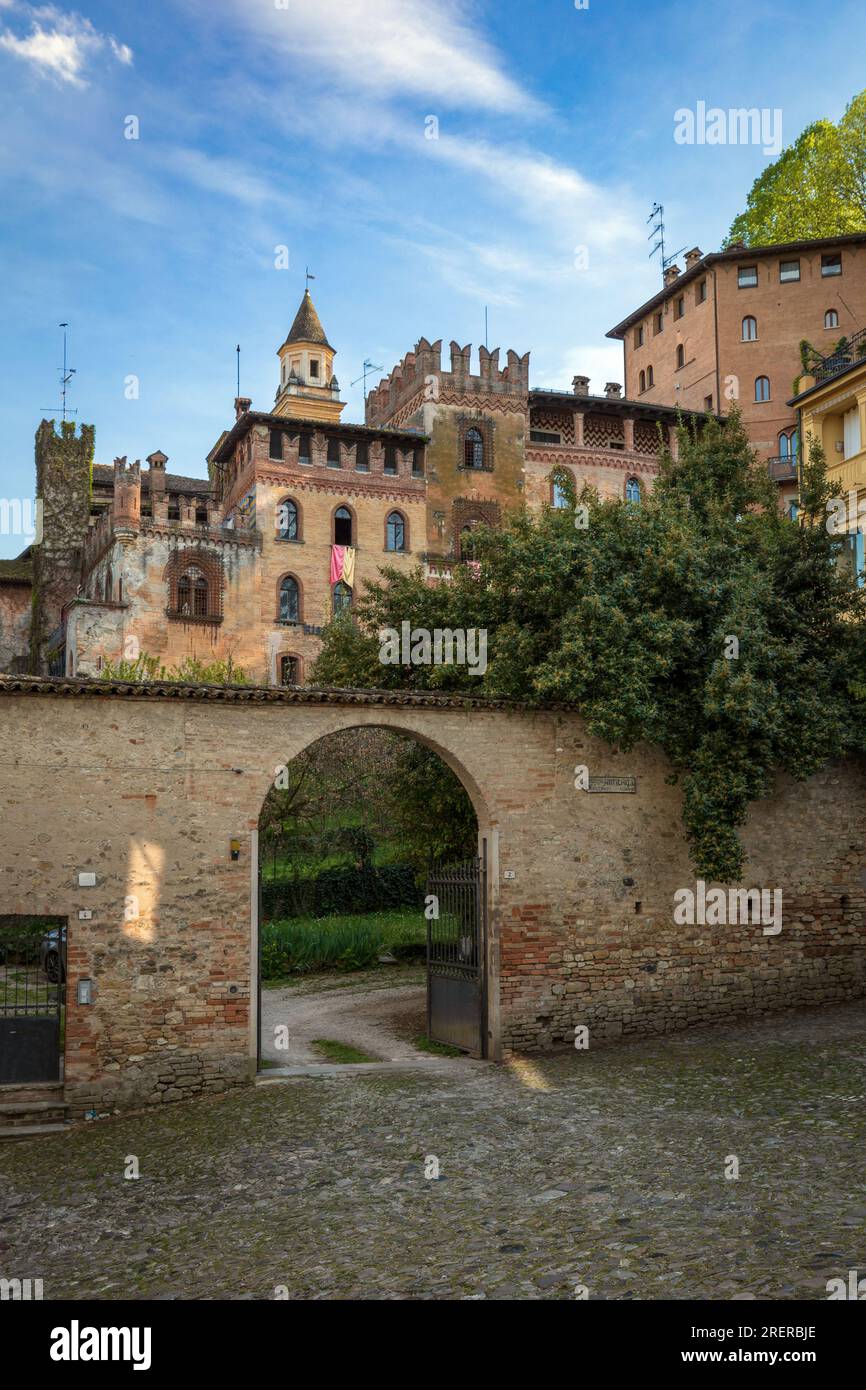 Rocca Viscontea, Castell'Arquato Piacenza Stockfoto