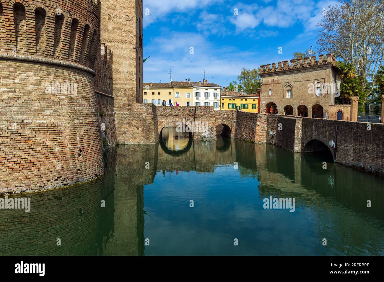 Rocca San Vitale Fontanellato, Parma Stockfoto