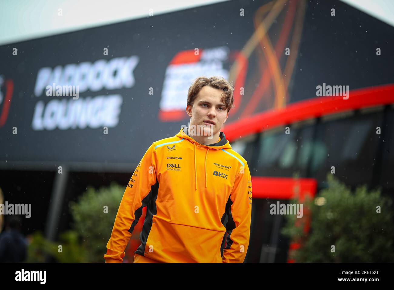 #81 Oscar Piastri, (AUS) McLaren Mercedes während des belgischen GP, Spa-Francorchamps 27-30. Juli 2023 Formel-1-Weltmeisterschaft 2023. Stockfoto