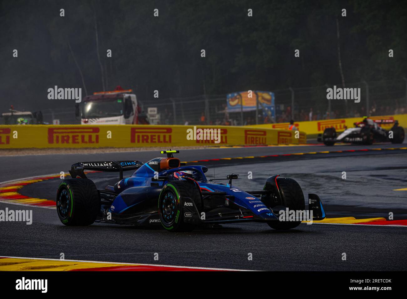 #02 Logan SarSergeant, (USA) Williams Mercedes während der belgischen GP, Spa-Francorchamps 27-30. Juli 2023 Formel 1 Weltmeisterschaft 2023. Stockfoto