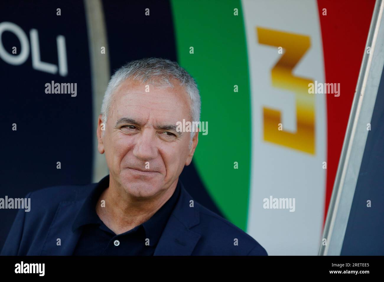 Mauro Meluso während eines Fußballspiels Neapel gegen Hatayspor , Stadio Patini Castel di Sangro Italien Stockfoto