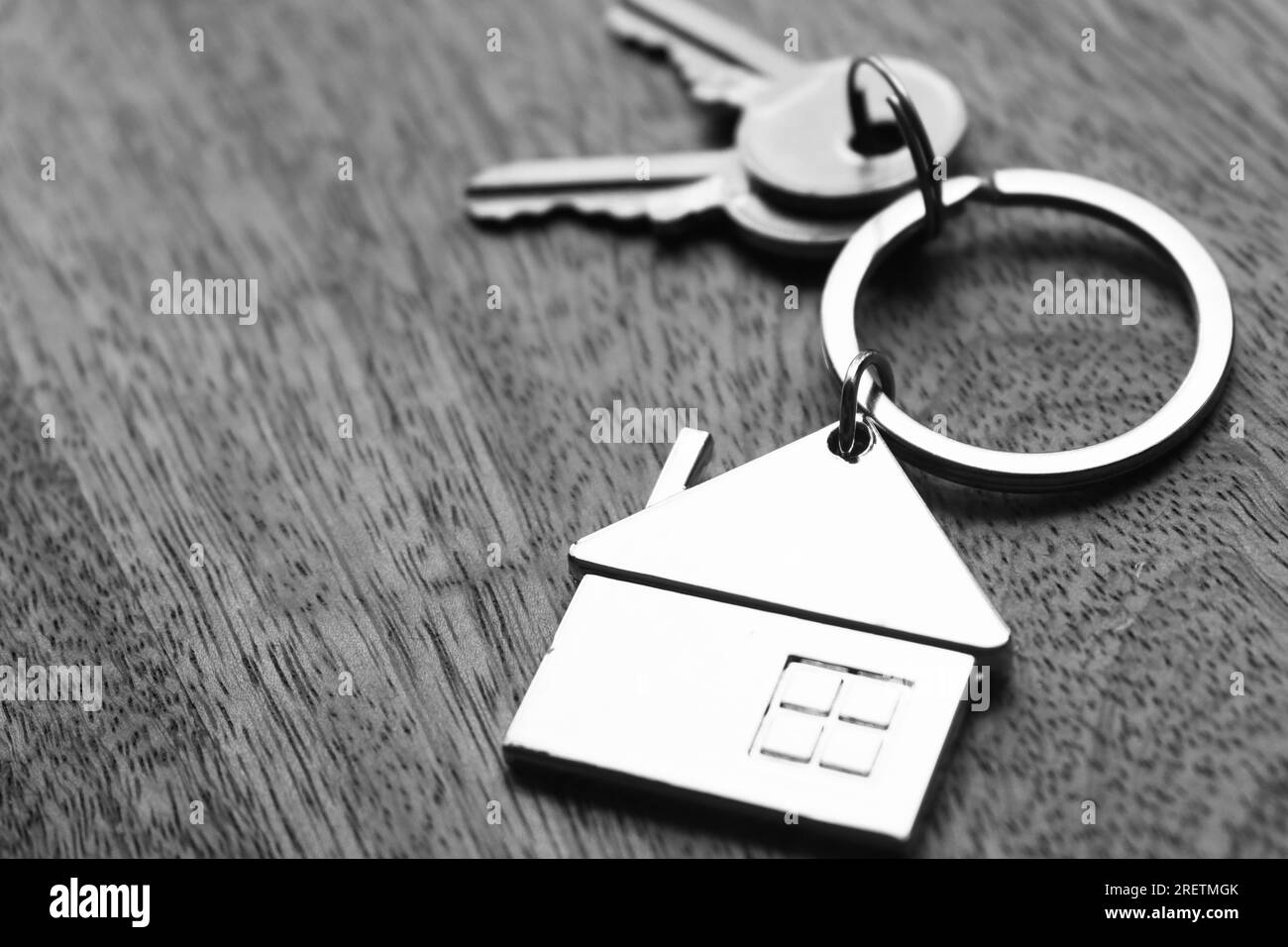 Schlüssel für ein neues Zuhause Stockfoto