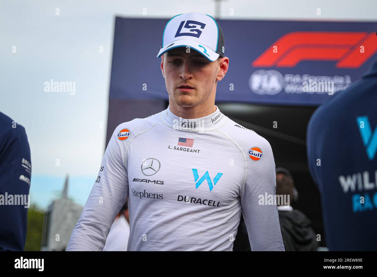 #02 Logan SarSergeant, (USA) Williams Mercedes während der belgischen GP, Spa-Francorchamps 27-30. Juli 2023 Formel 1 Weltmeisterschaft 2023. Stockfoto