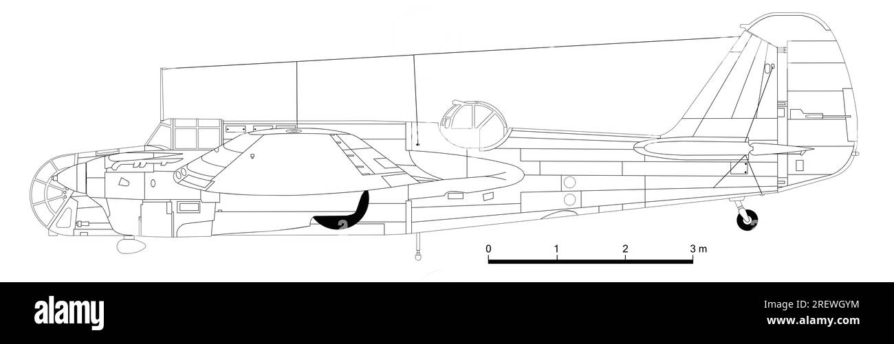 Tupolev SB 2M-103 Stockfoto