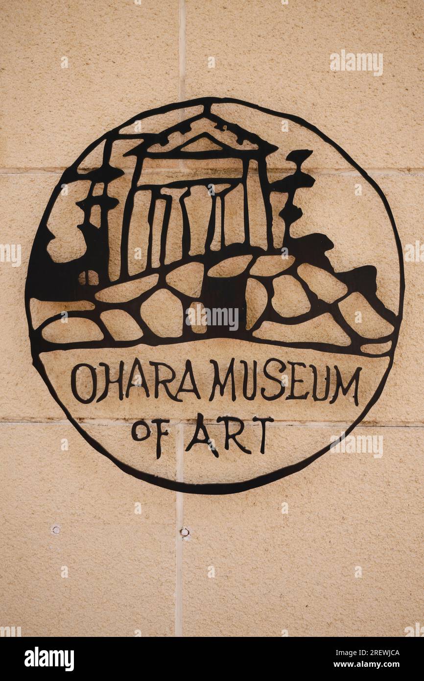 Juni 2023, Ohara Museum of Art im historischen Viertel Kurashiki Bikan Stockfoto