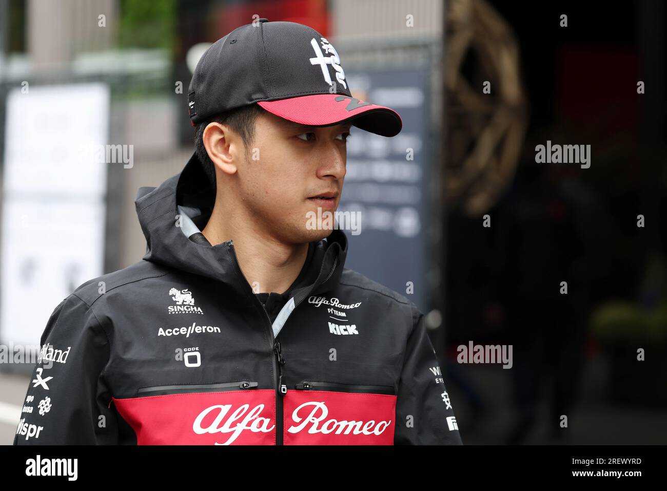 Spa Francorchamps, Belgien. 30. Juli 2023. Zhou Guanyu (CHN) Alfa Romeo F1 Team. 30.07.2023. Formel-1-Weltmeisterschaft, Rd 13, Belgischer Grand Prix, Spa Francorchamps, Belgien, Wettkampftag. Das Foto sollte wie folgt lauten: XPB/Press Association Images. Kredit: XPB Images Ltd/Alamy Live News Stockfoto