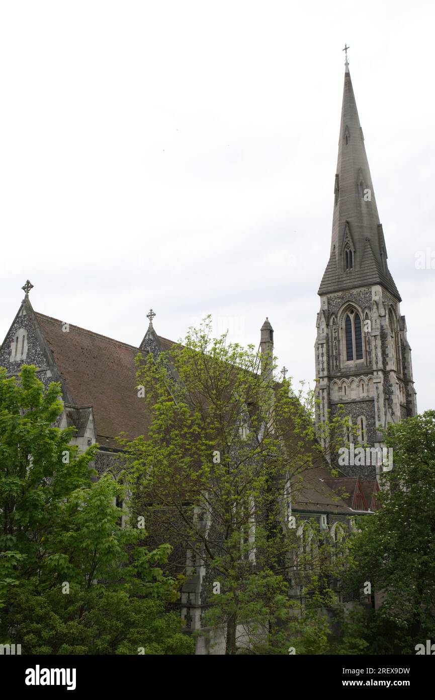 St. Alban's Church oder die englische Kirche Kopenhagen, Dänemark Stockfoto