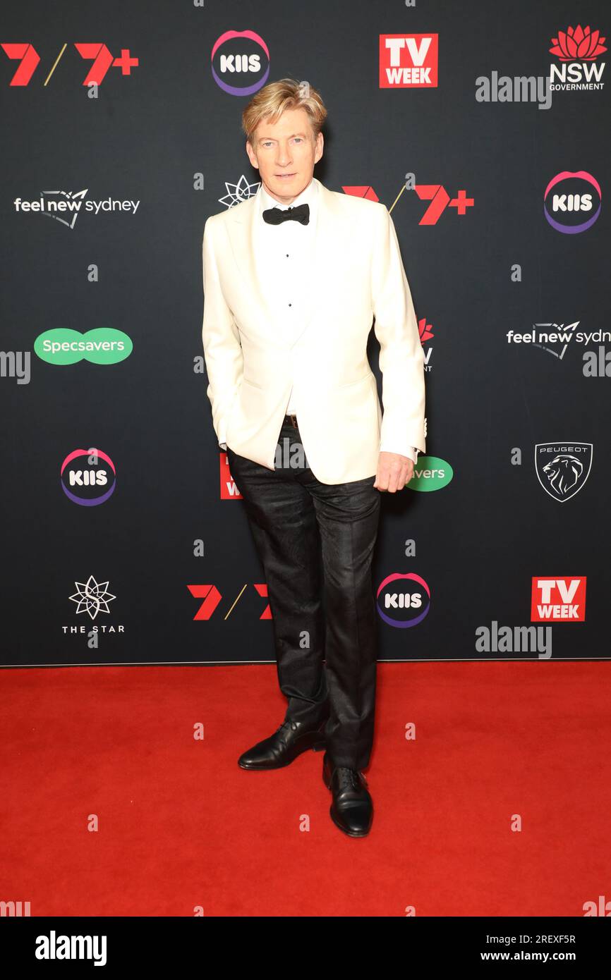 Sydney, Australien. 30. Juli 2023 David Wenham kommt auf dem roten Teppich für die TV WEEK Logie Awards im Star Sydney, Pyrmont St Pyrmont 80. Kredit: Richard Milnes/Alamy Live News Stockfoto