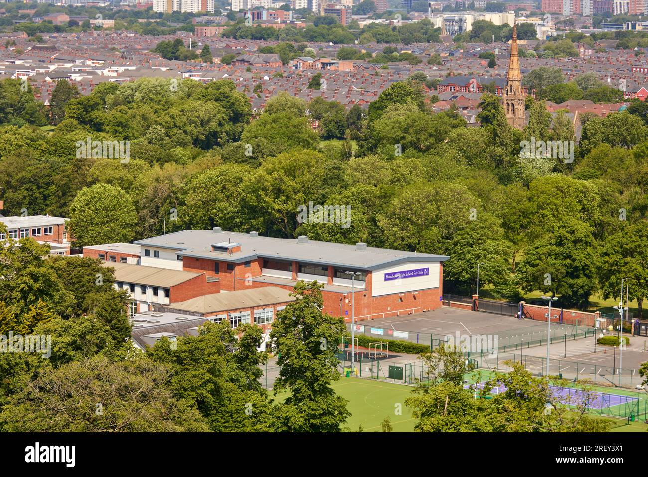 Manchester High School for Girls, englische private Tagesschule, Fallowfield, Manchester Stockfoto