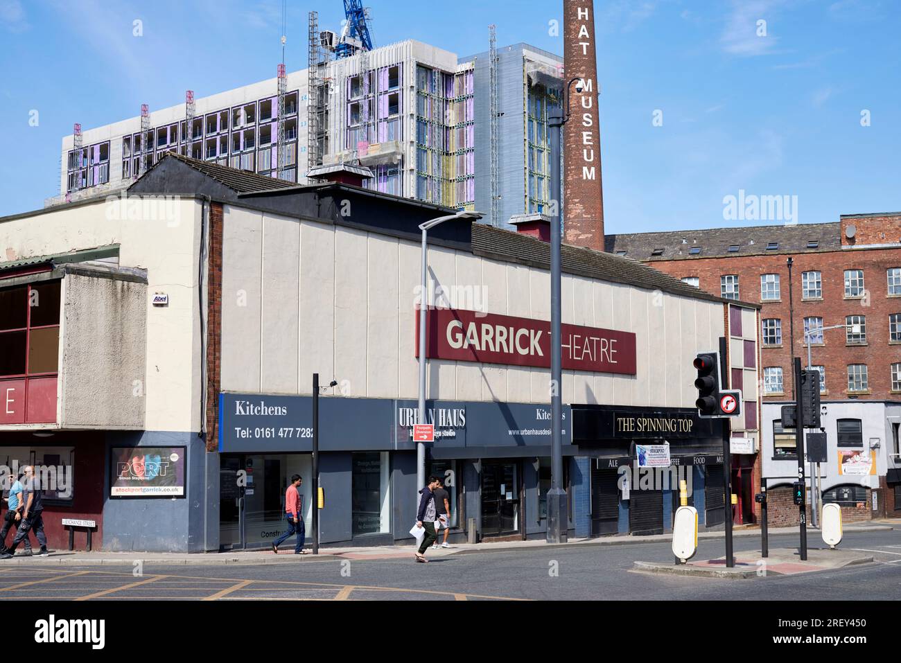 stockport Garrick Theatre von außen Stockfoto