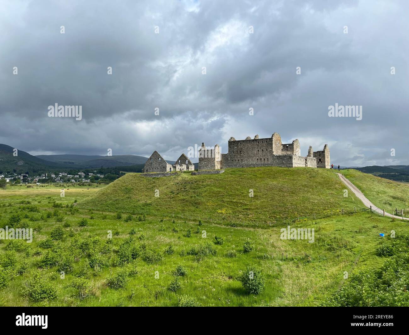 Ruthann Barracks bei Aviemore in den schottischen Highlands Stockfoto