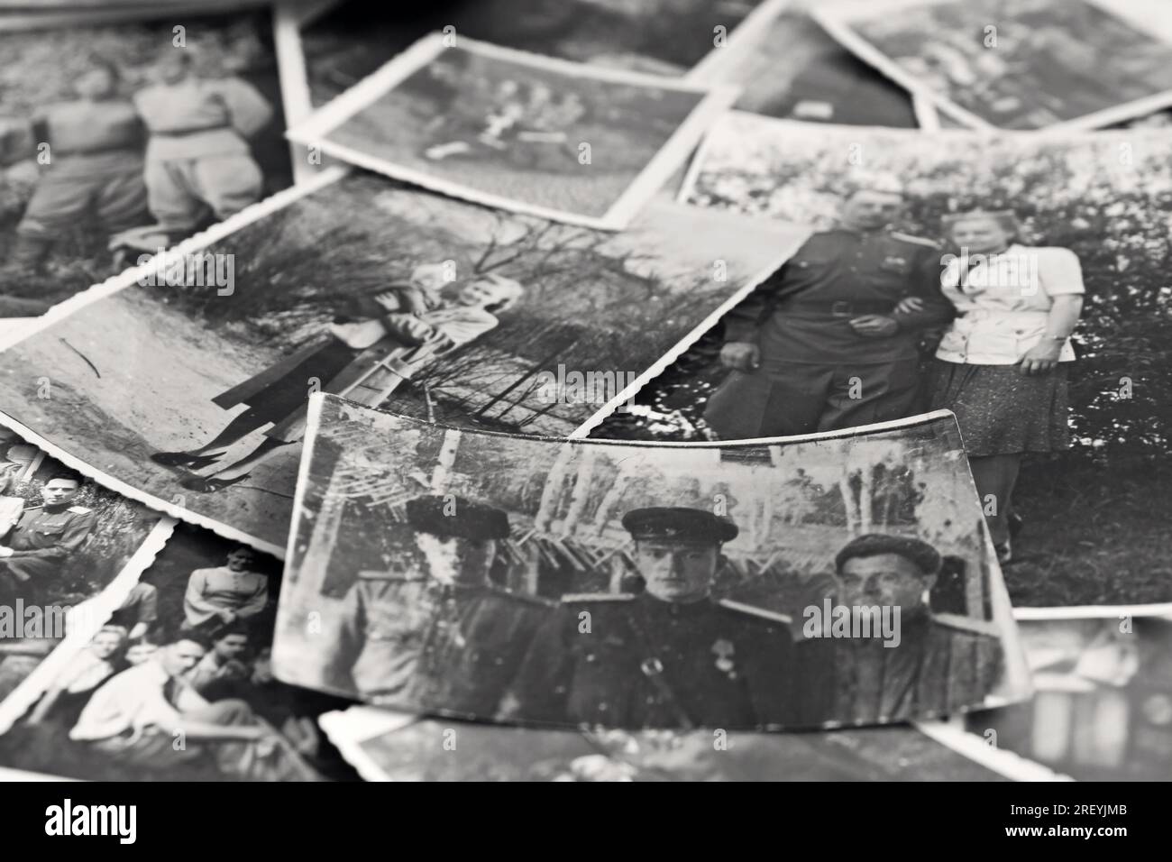 Archivfotos der Nachkriegszeit Ende 1940er Stockfoto